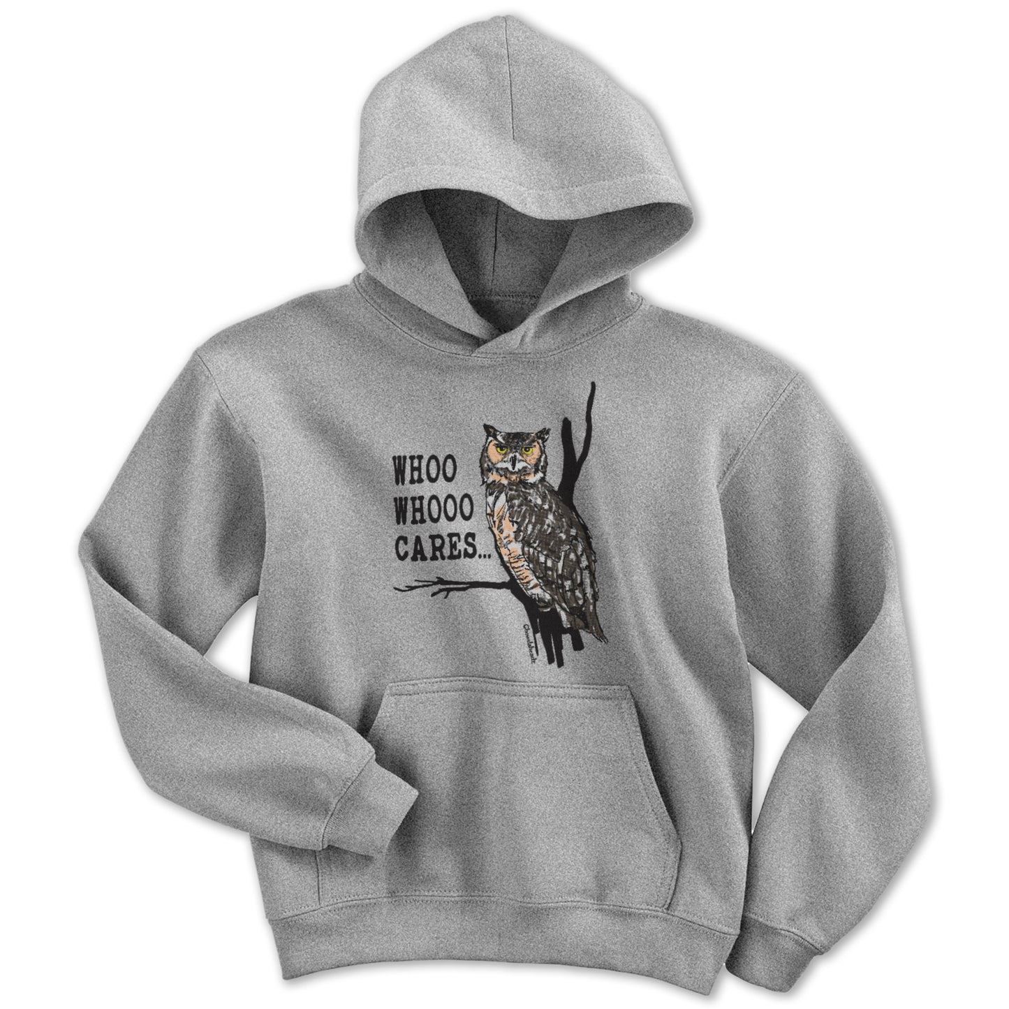 Who Whoo Cares... Youth Hoodie