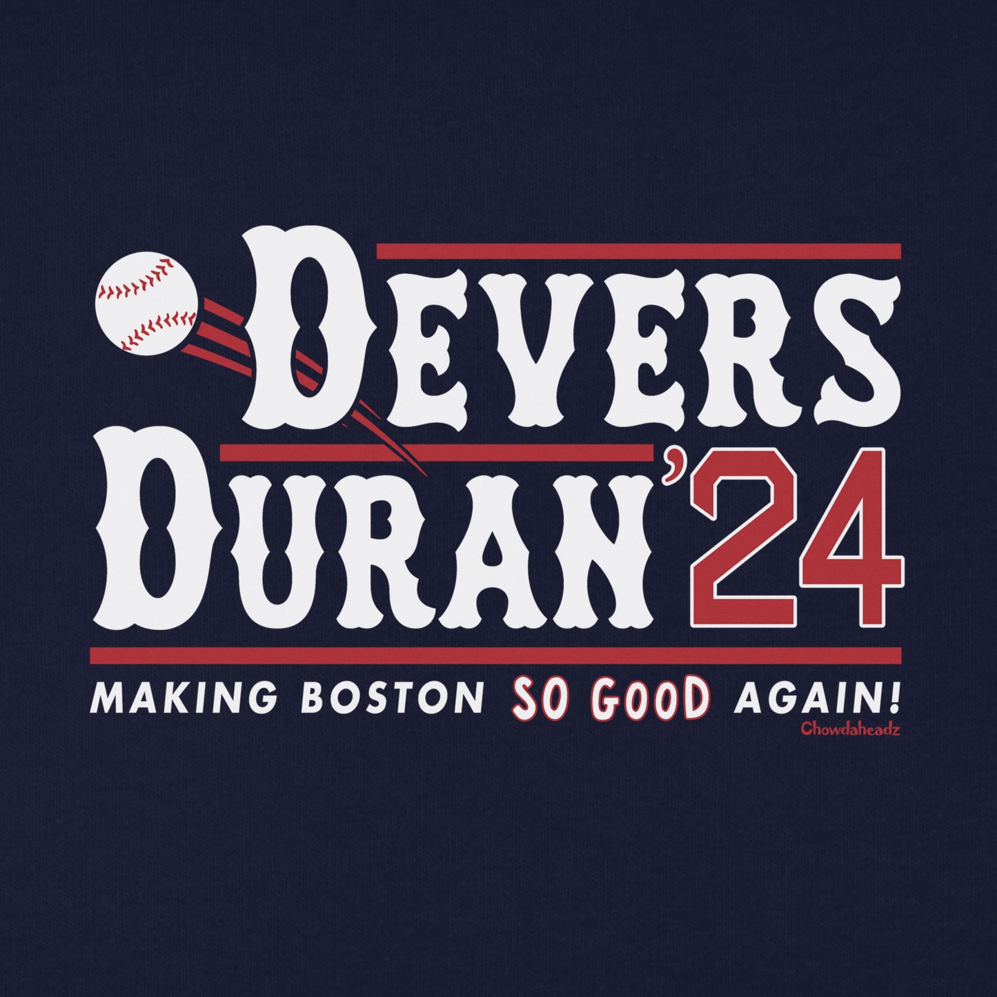 Devers Duran 2024 Baseball Youth Hoodie