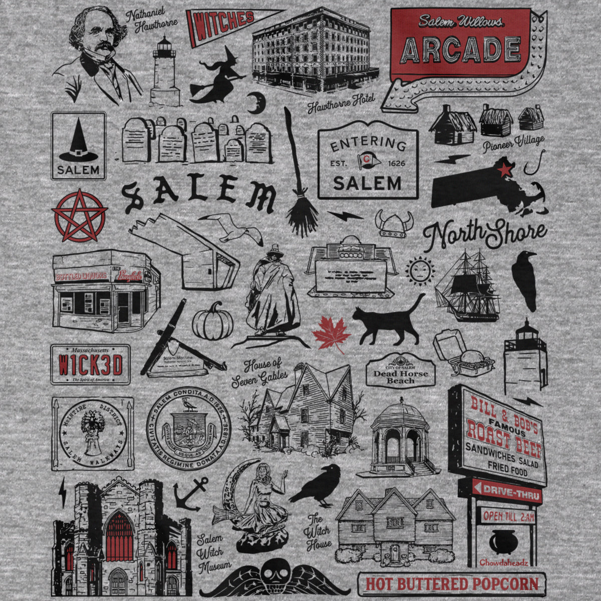 Salem Tourist Attraction T-Shirt