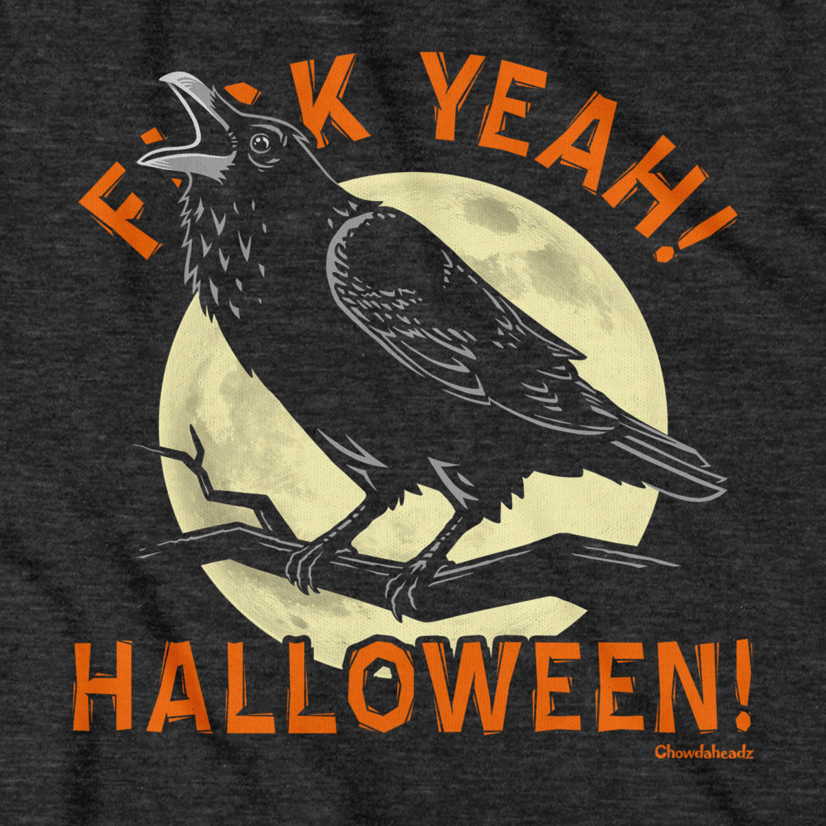 F Yeah! Halloween! Raven Hoodie