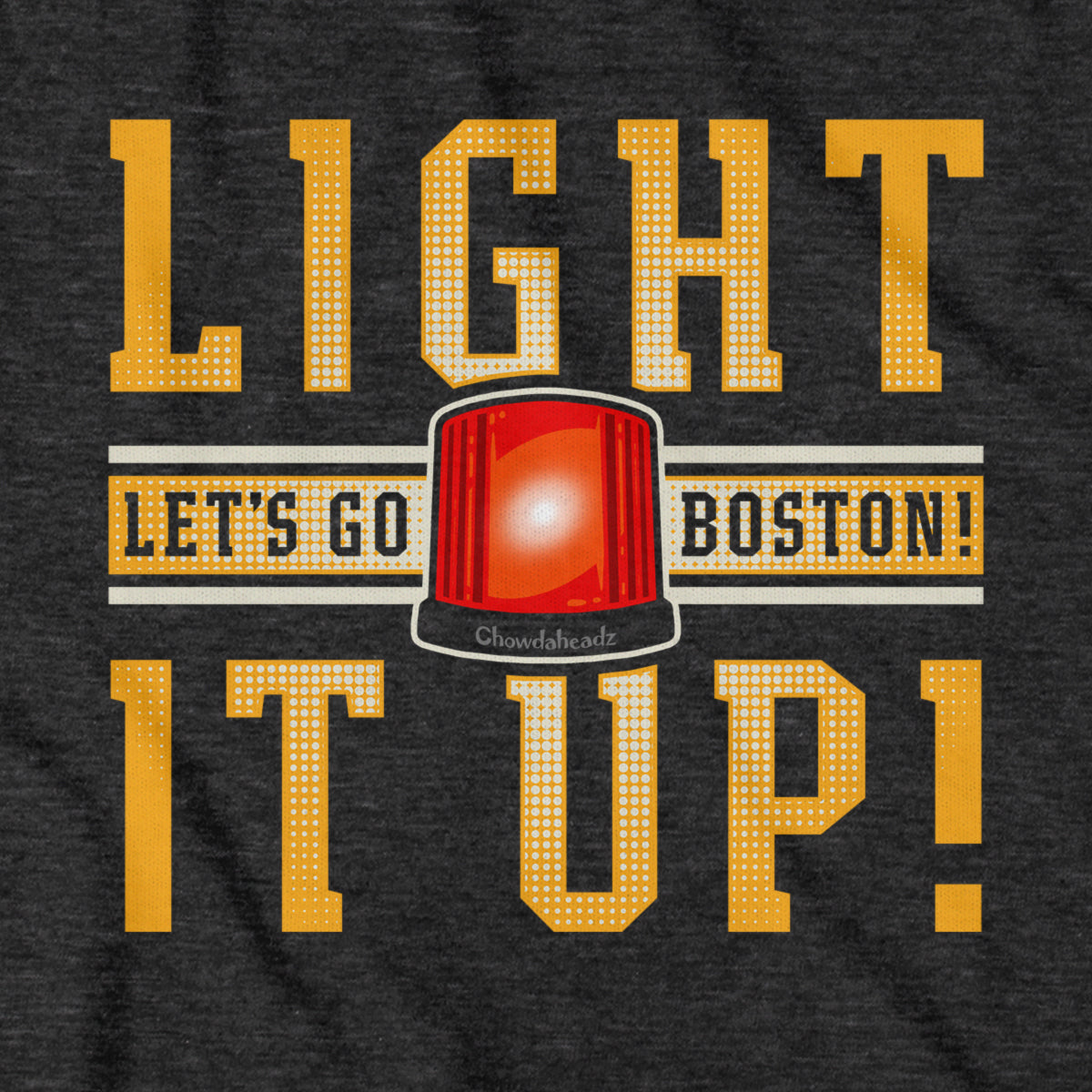 Light It Up Boston Hockey T-Shirt