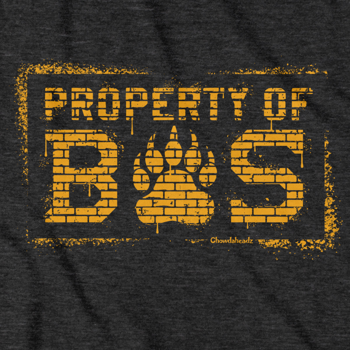 Property of BOS Bear Paw Graffiti Youth T-Shirt