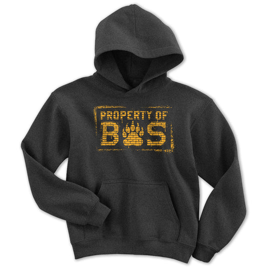 Property of BOS Bear Paw Graffiti Youth Hoodie