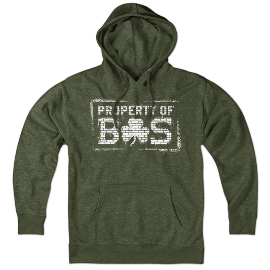 Property of BOS Shamrock Graffiti Hoodie