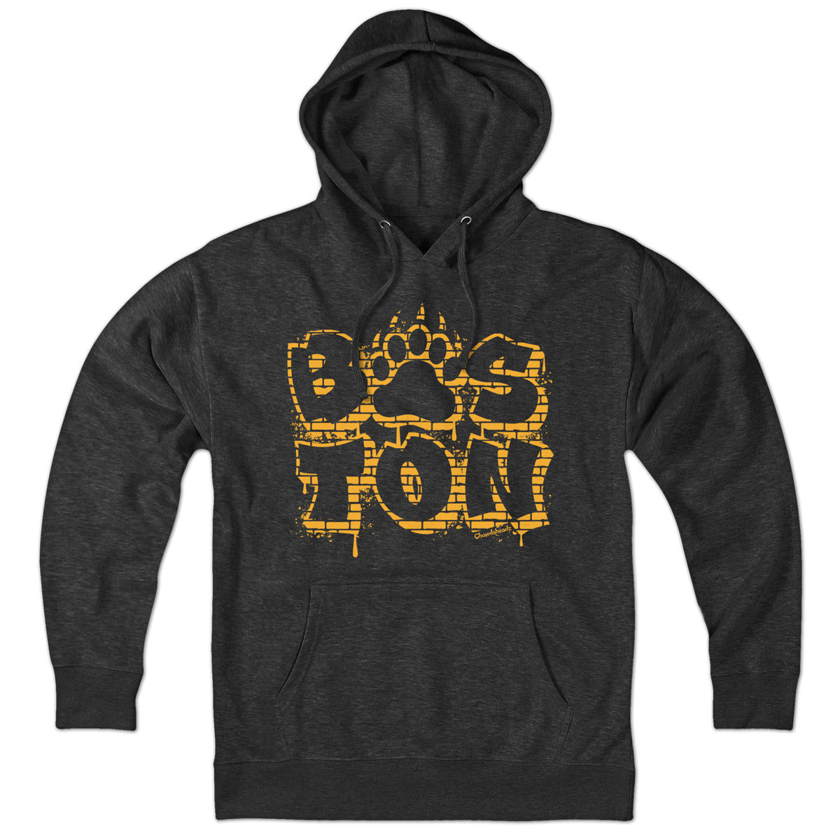 Boston Bear Paw Stacked Graffiti Hoodie