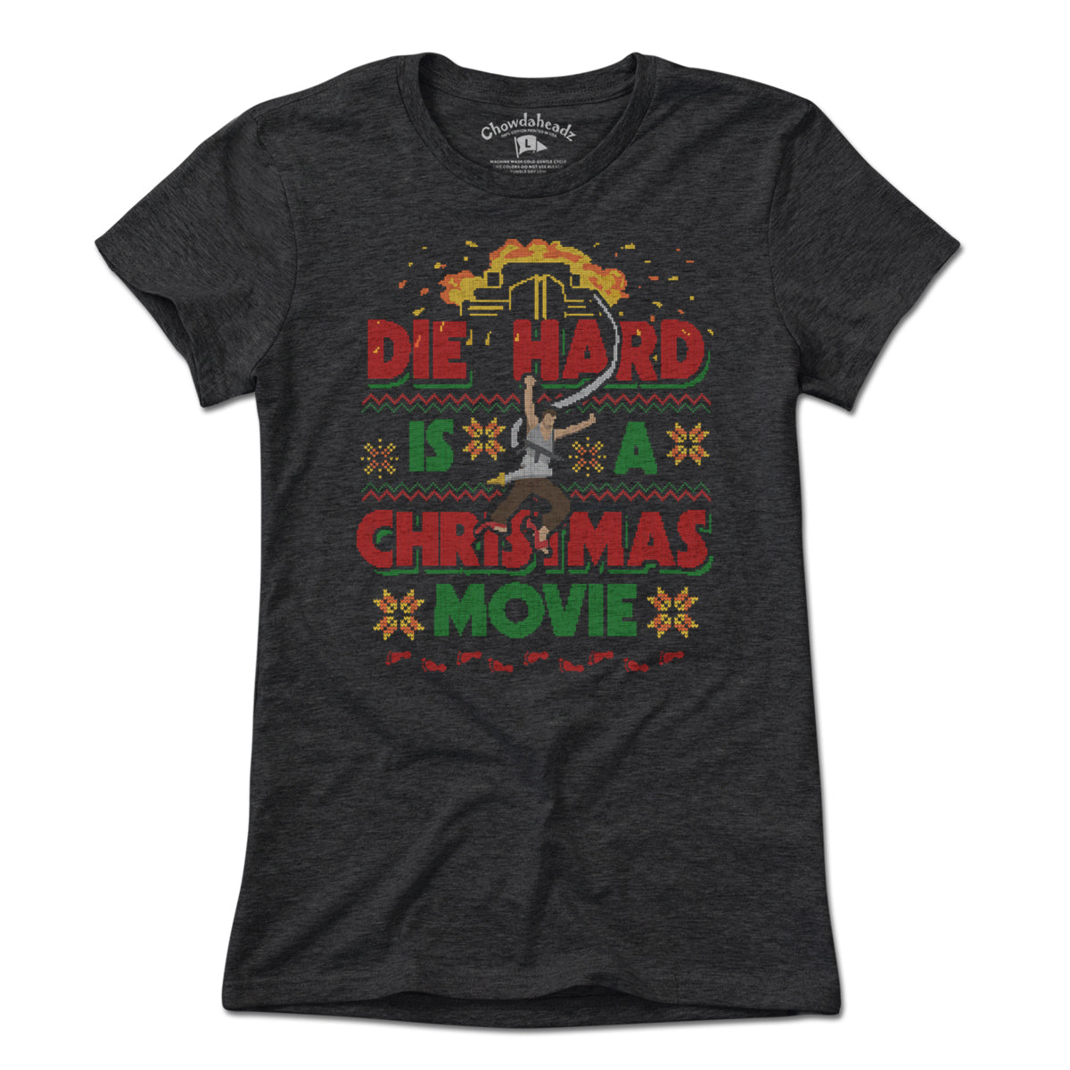 Die Hard Is A Christmas Movie Ugly Sweater T-Shirt