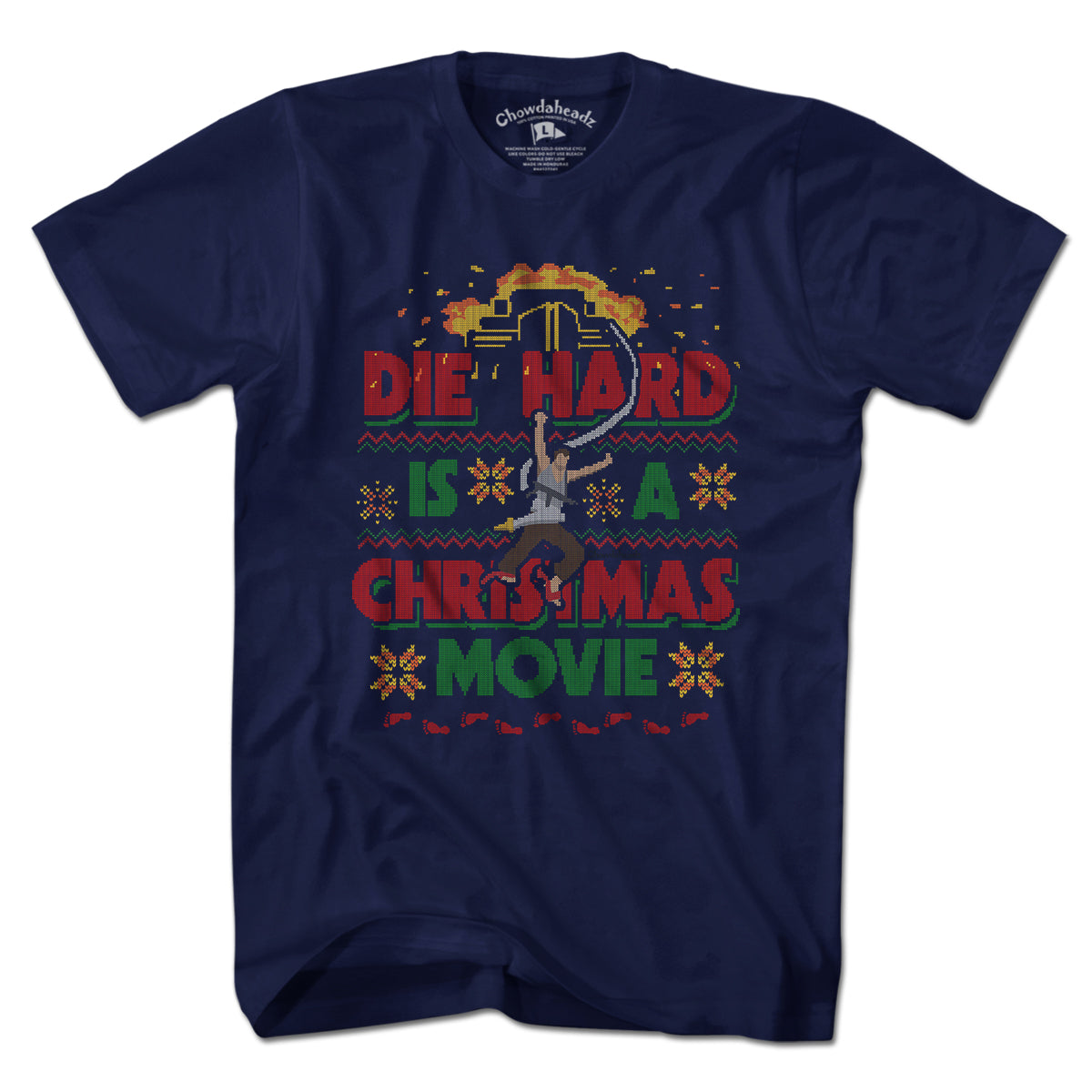 Die Hard Is A Christmas Movie Ugly Sweater T-Shirt