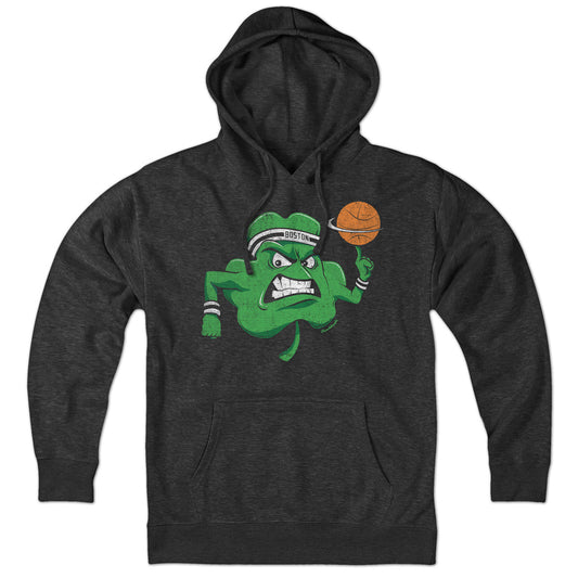 Angry Boston Shamrock Hoodie - Chowdaheadz