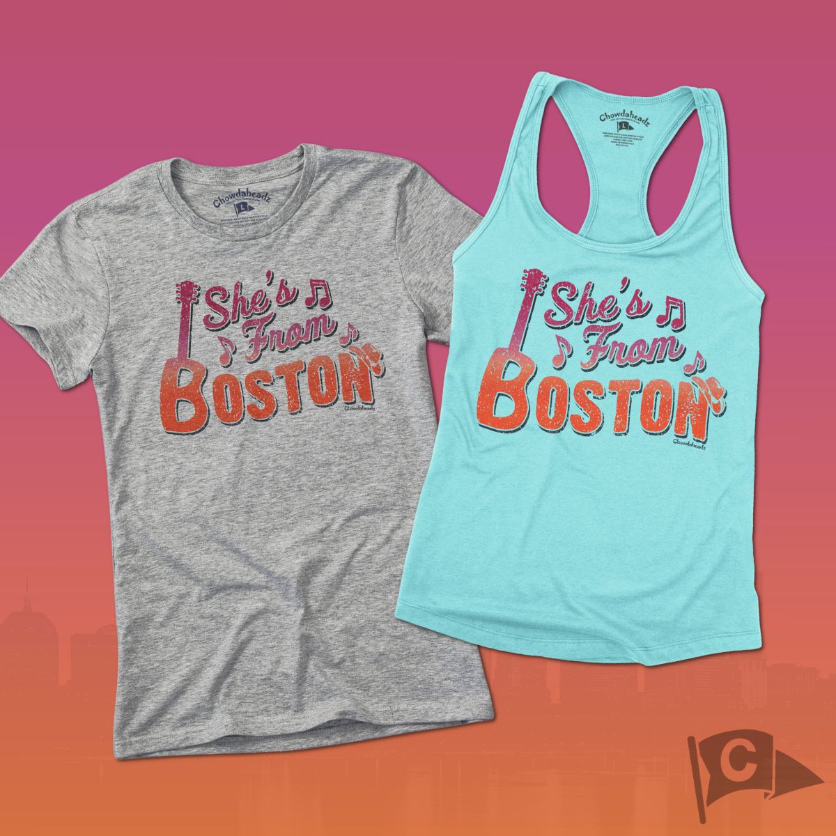 She's From Boston T-Shirt