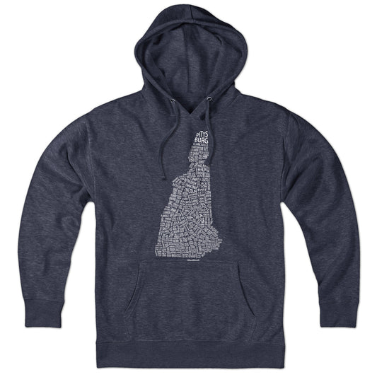 New Hampshire Cities & Towns Hoodie