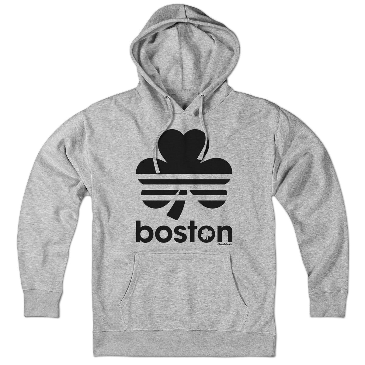 Boston Retro Shamrock Blackout Hoodie