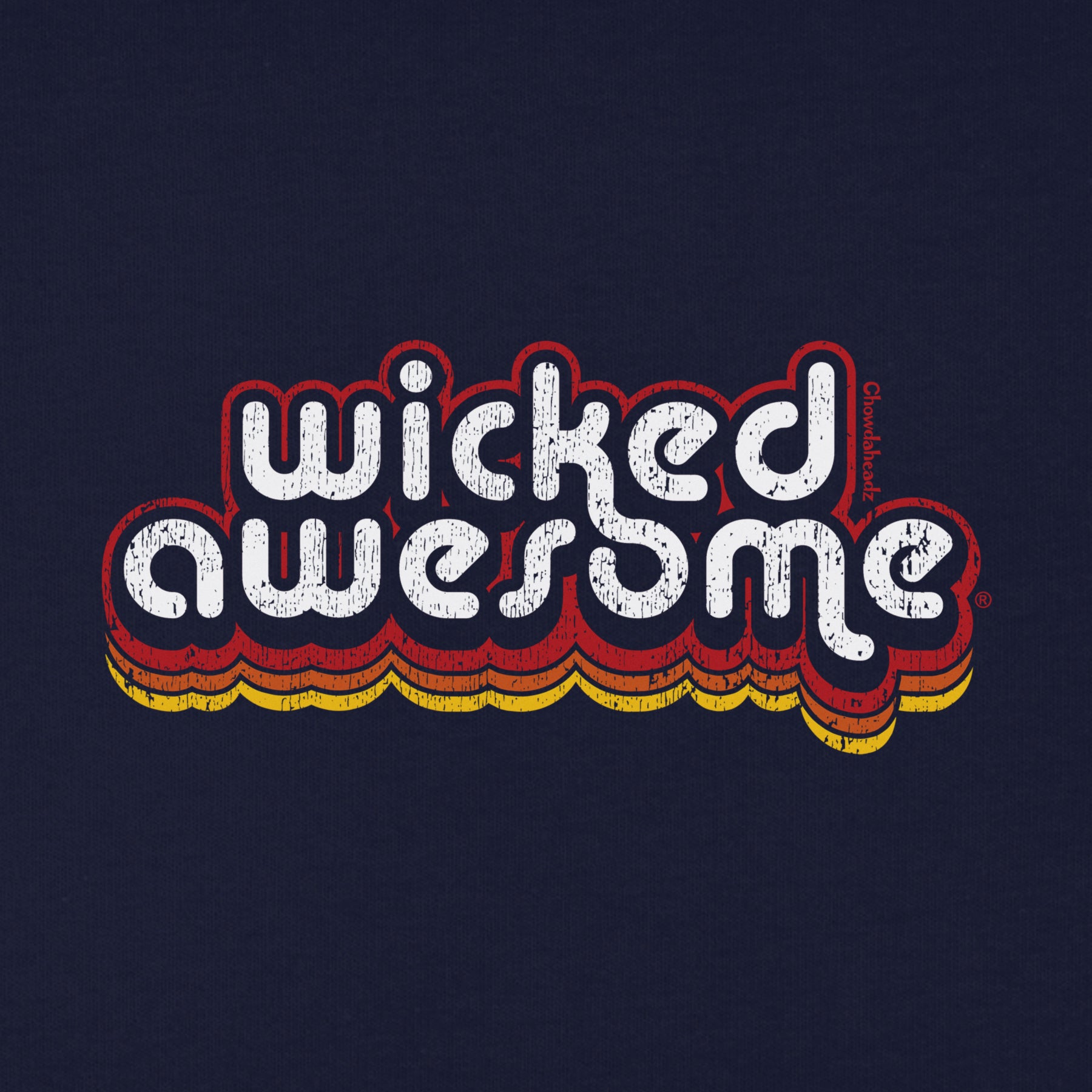 Wicked Awesome Retro Youth Hoodie - Chowdaheadz