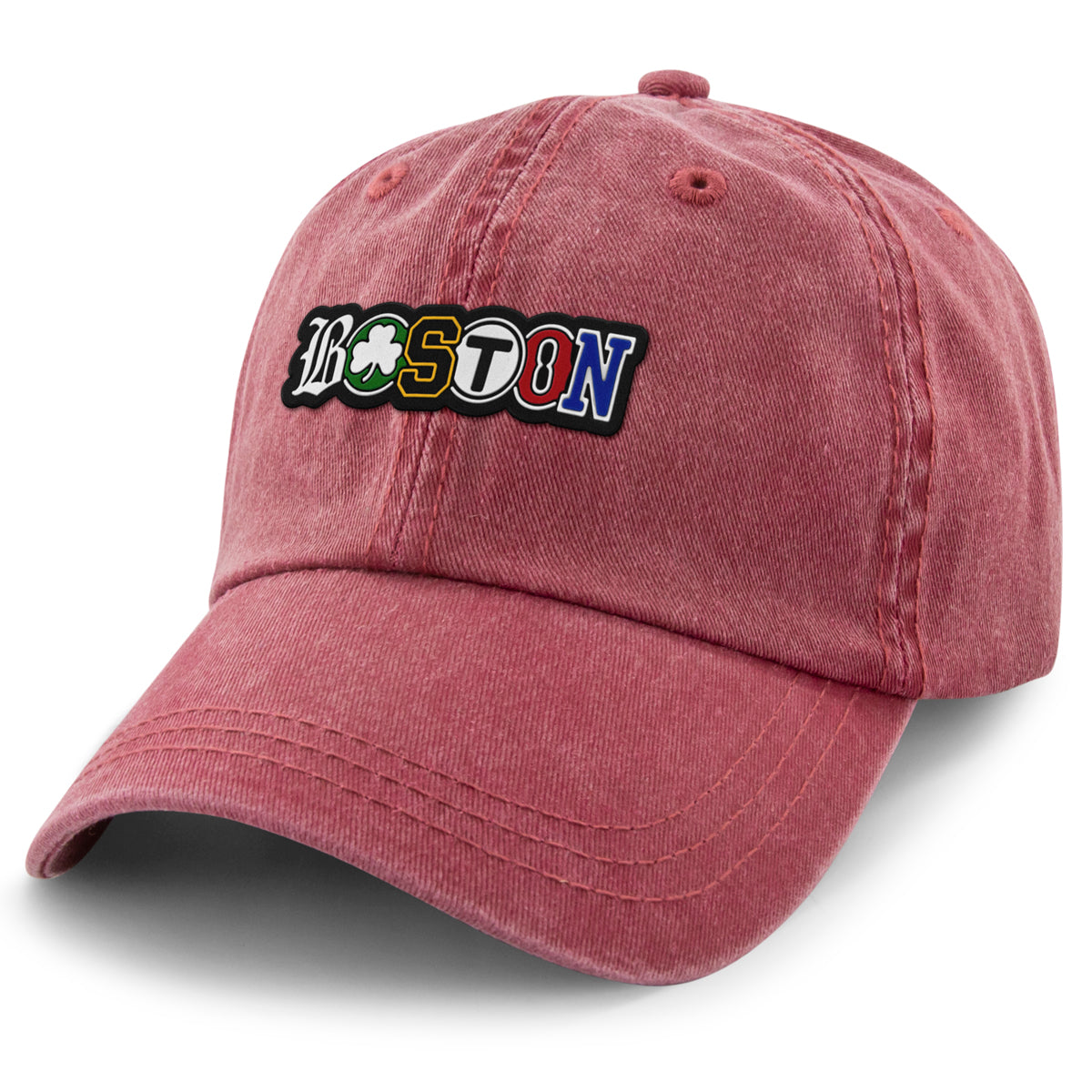 Boston Townie Pride Washed Dad Hat