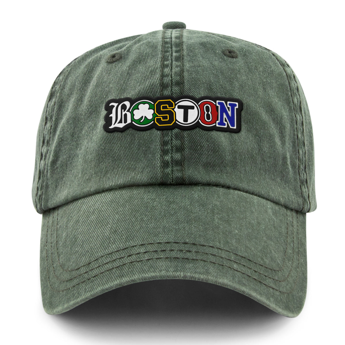 Boston Townie Pride Washed Dad Hat