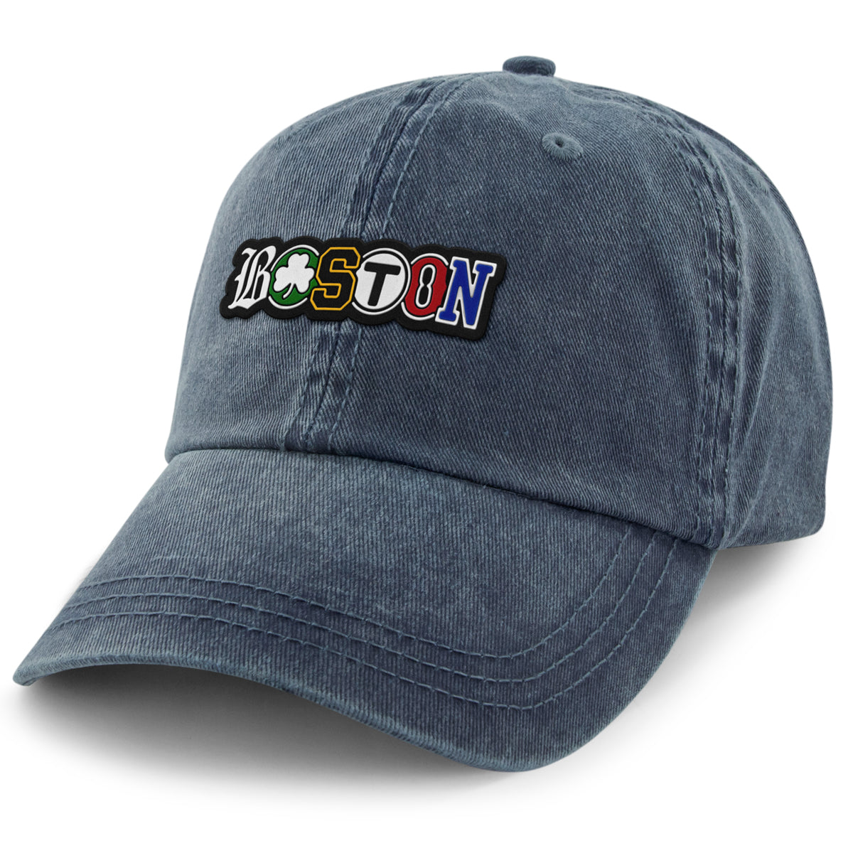 Boston Townie Pride Washed Dad Hat