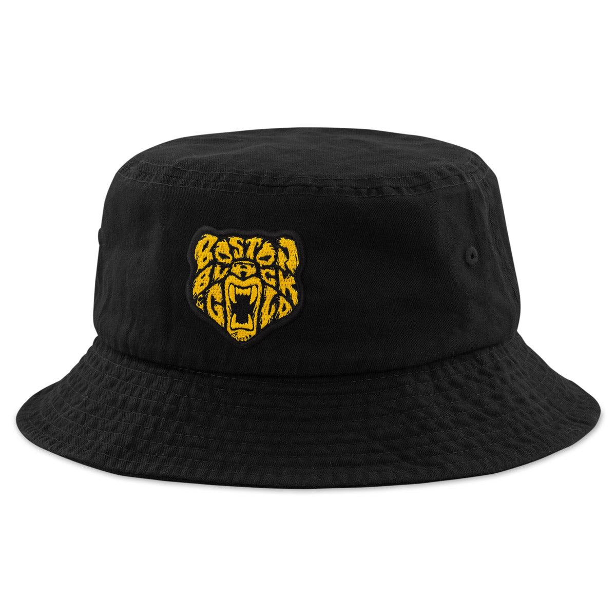 Boston Black & Gold Bear Bucket Hat