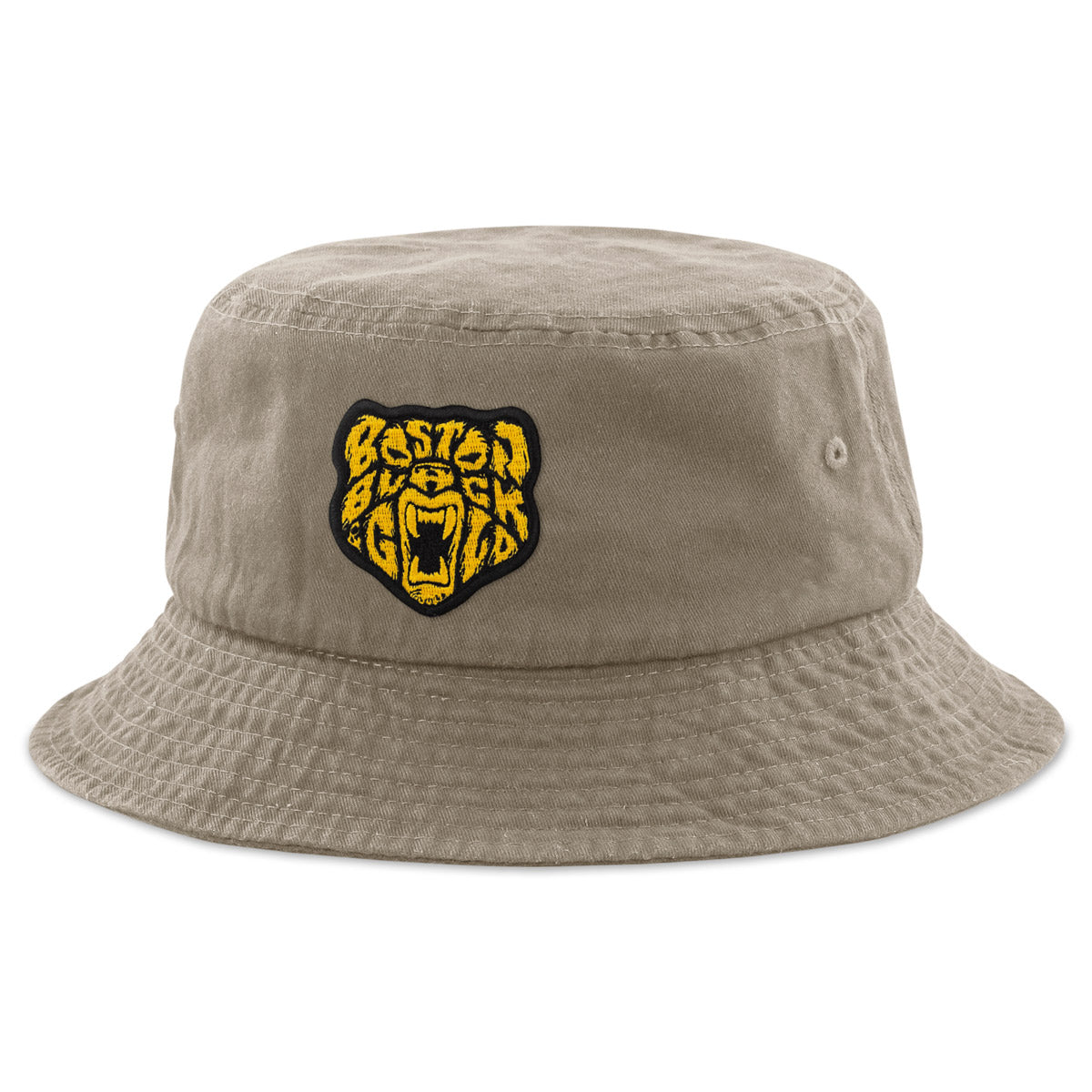 Boston Black & Gold Bear Bucket Hat