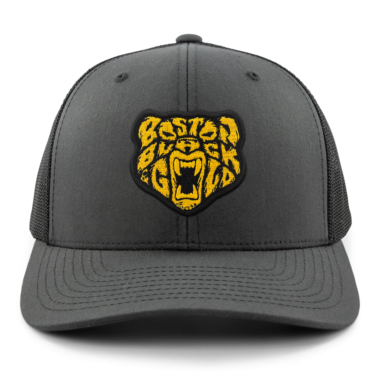 Black & Gold Bear Classic Snapback Trucker