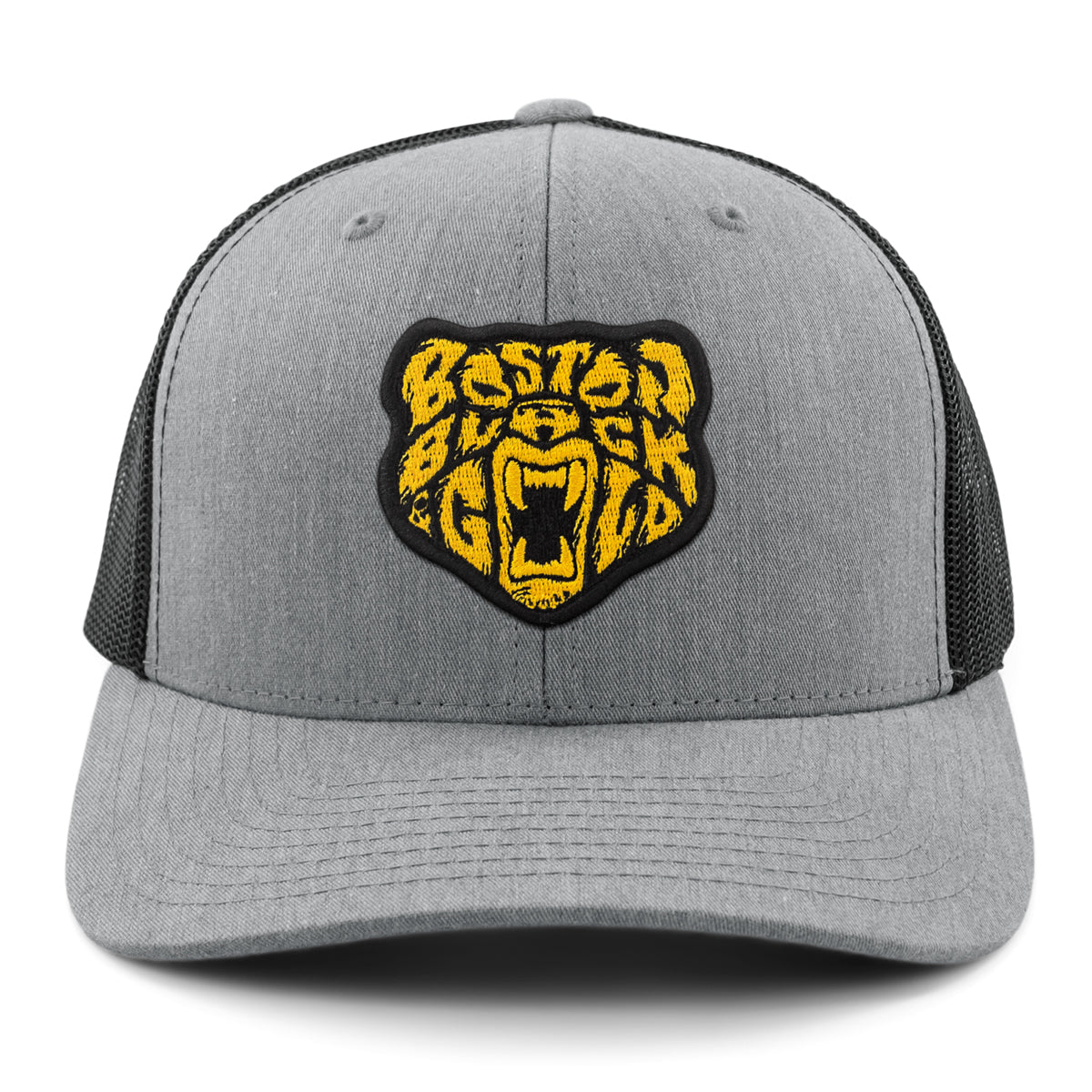 Black & Gold Bear Classic Snapback Trucker