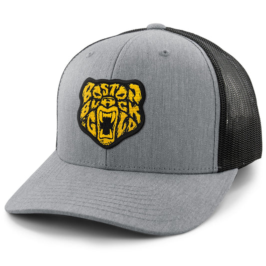 Black & Gold Bear Classic Snapback Trucker