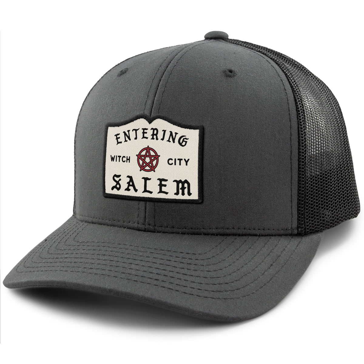 Entering Salem Classic Snapback Trucker - Chowdaheadz