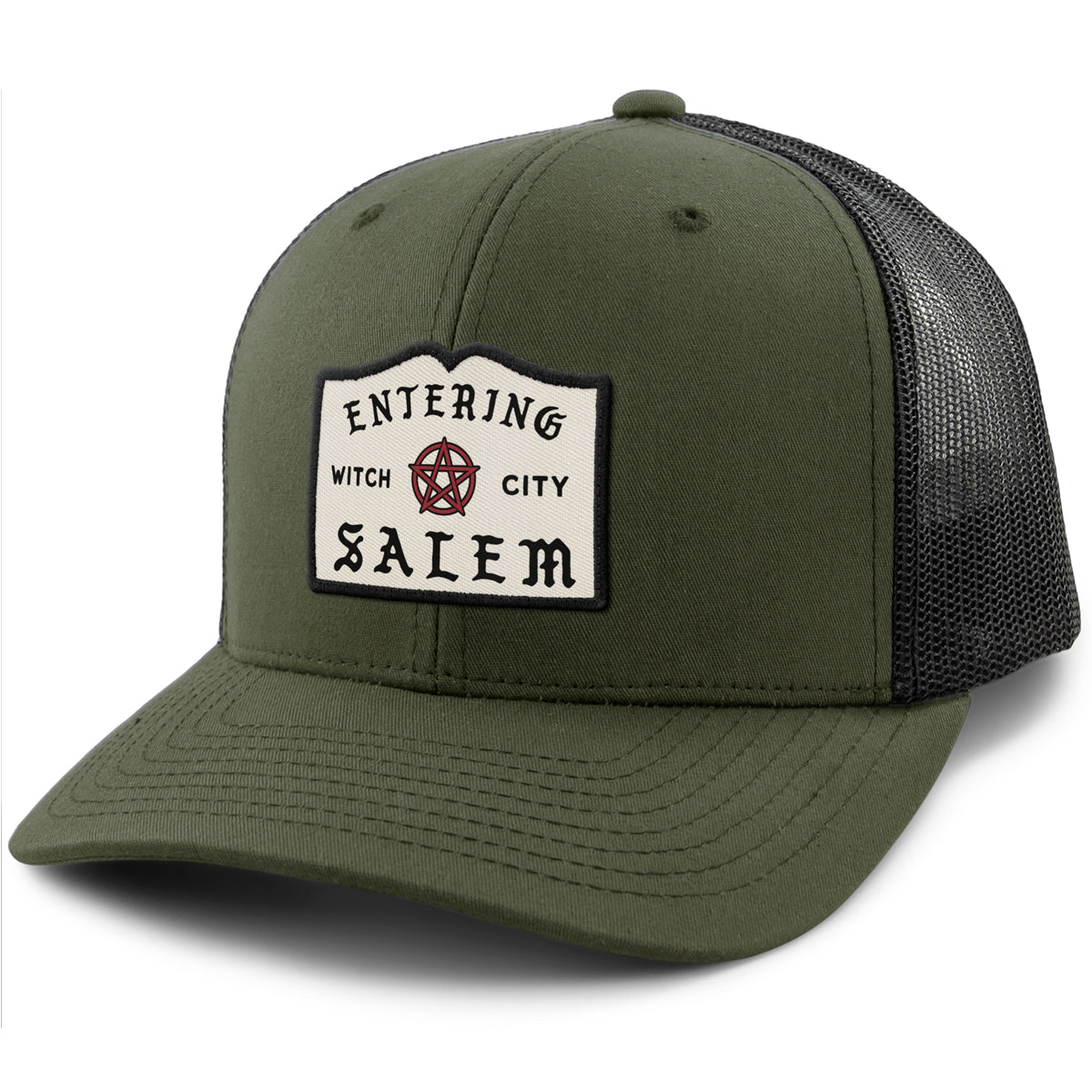 Entering Salem Classic Snapback Trucker - Chowdaheadz