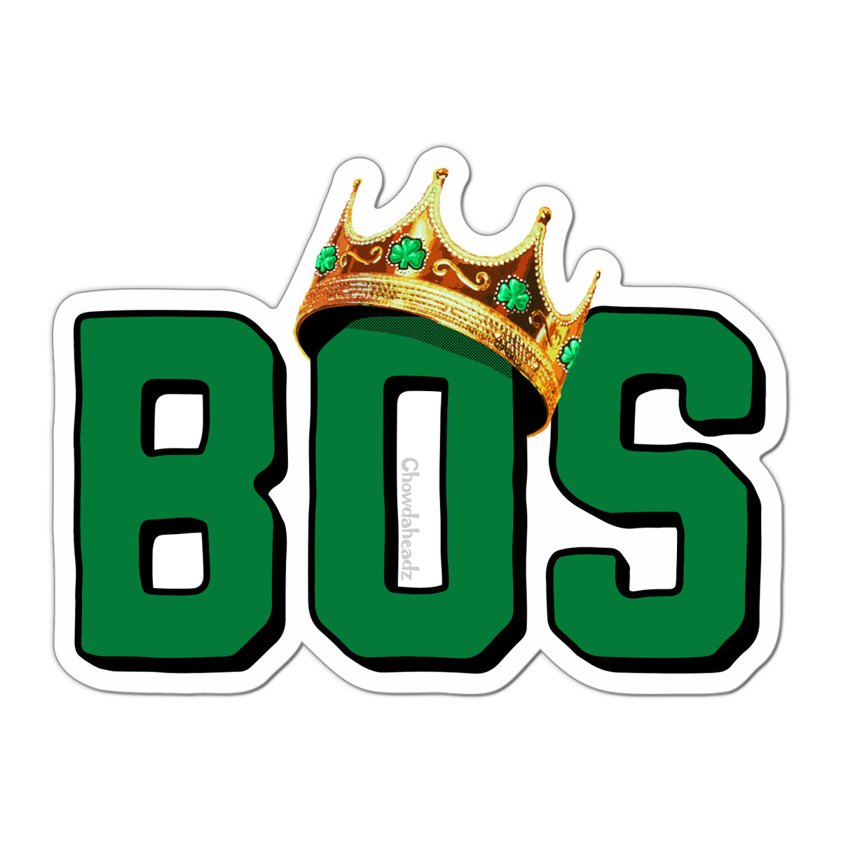 Crowned BOS Sticker