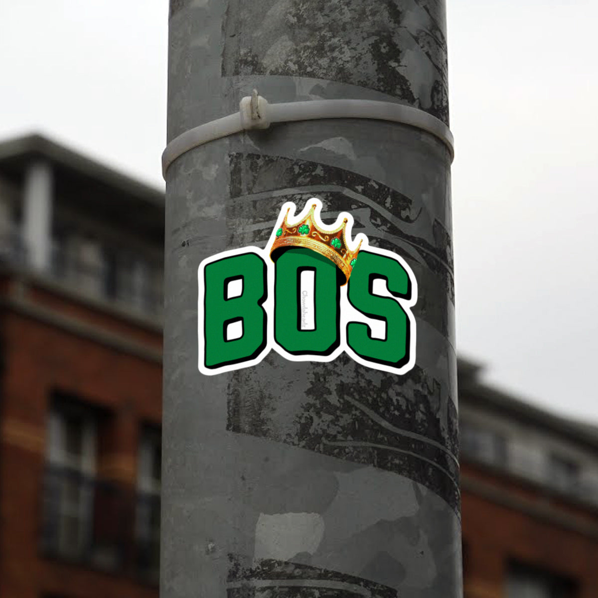 Crowned BOS Sticker