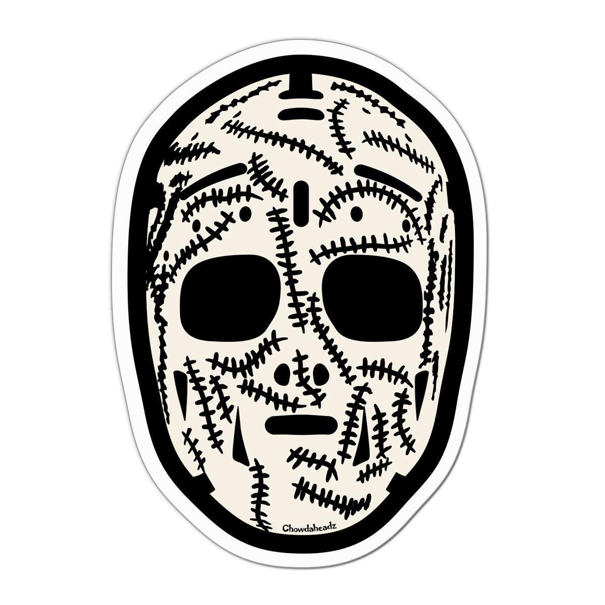 Boston Hockey Mask Sticker