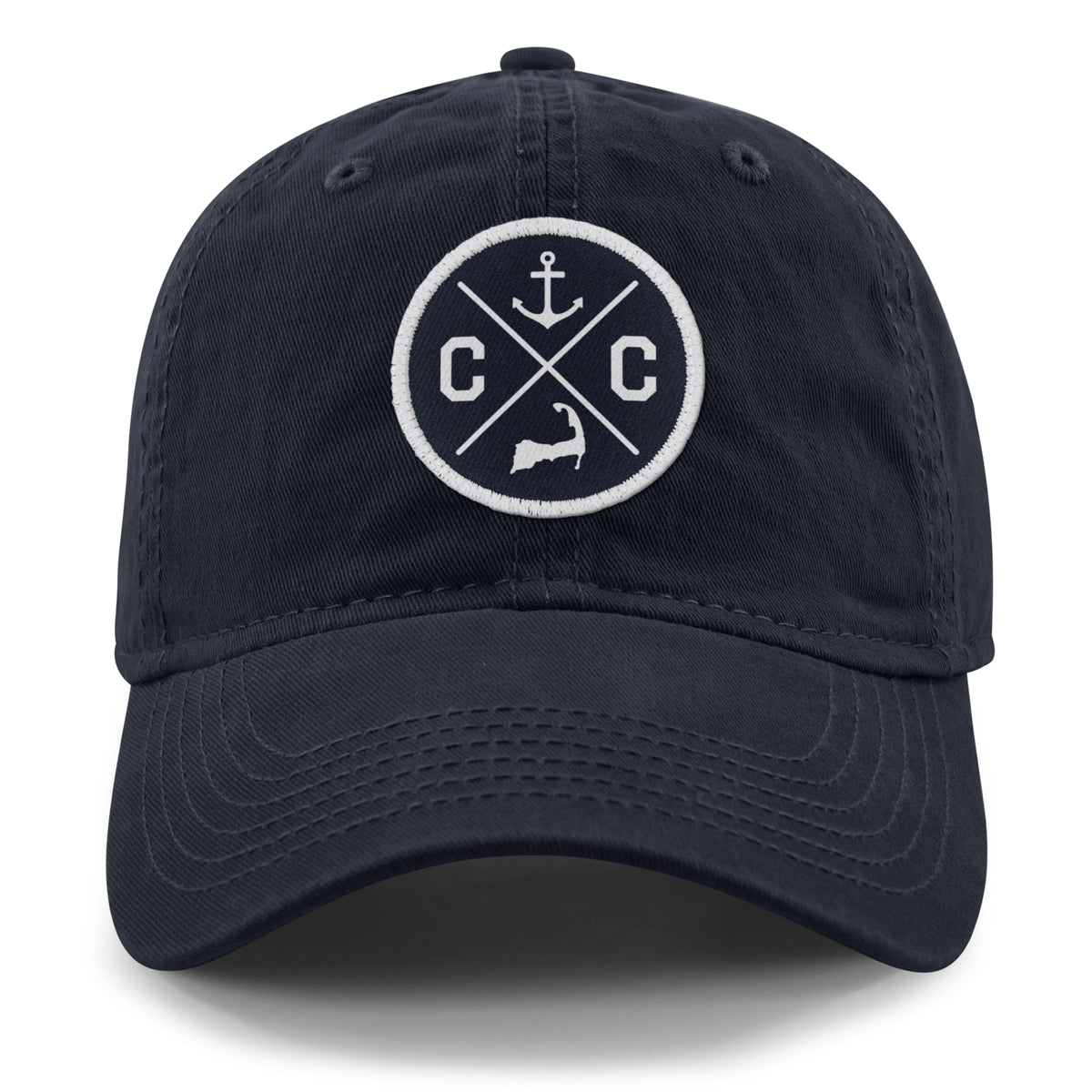 Cape Cod Circle Emblem Patch Dad Hat