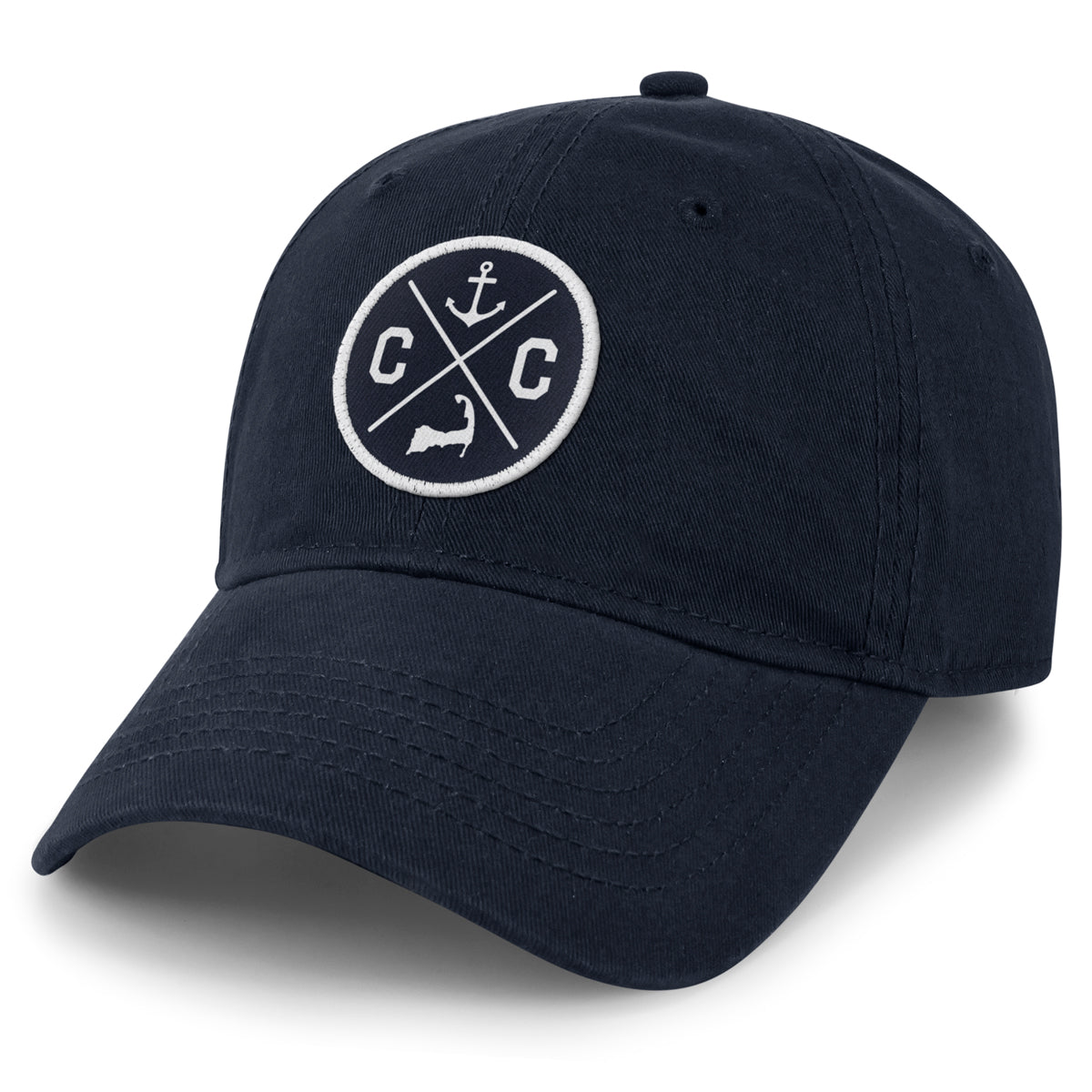 Cape Cod Circle Emblem Patch Dad Hat