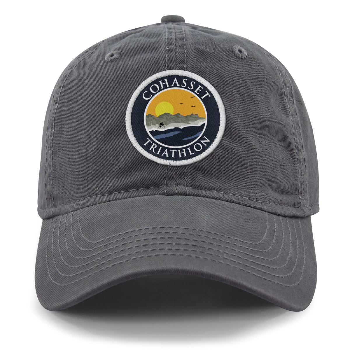 Cohasset Triathlon Printed Patch Dad Hat - Chowdaheadz