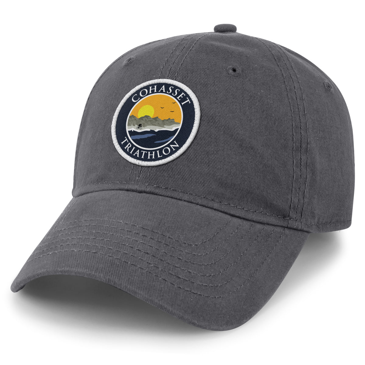 Cohasset Triathlon Printed Patch Dad Hat - Chowdaheadz