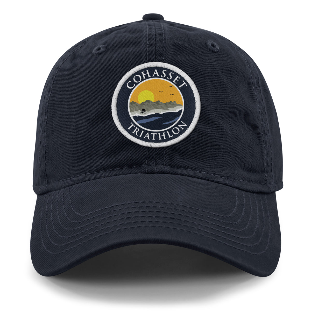 Cohasset Triathlon Printed Patch Dad Hat - Chowdaheadz