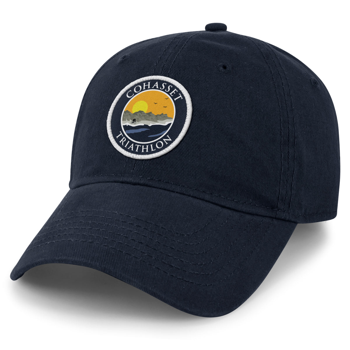 Cohasset Triathlon Printed Patch Dad Hat - Chowdaheadz