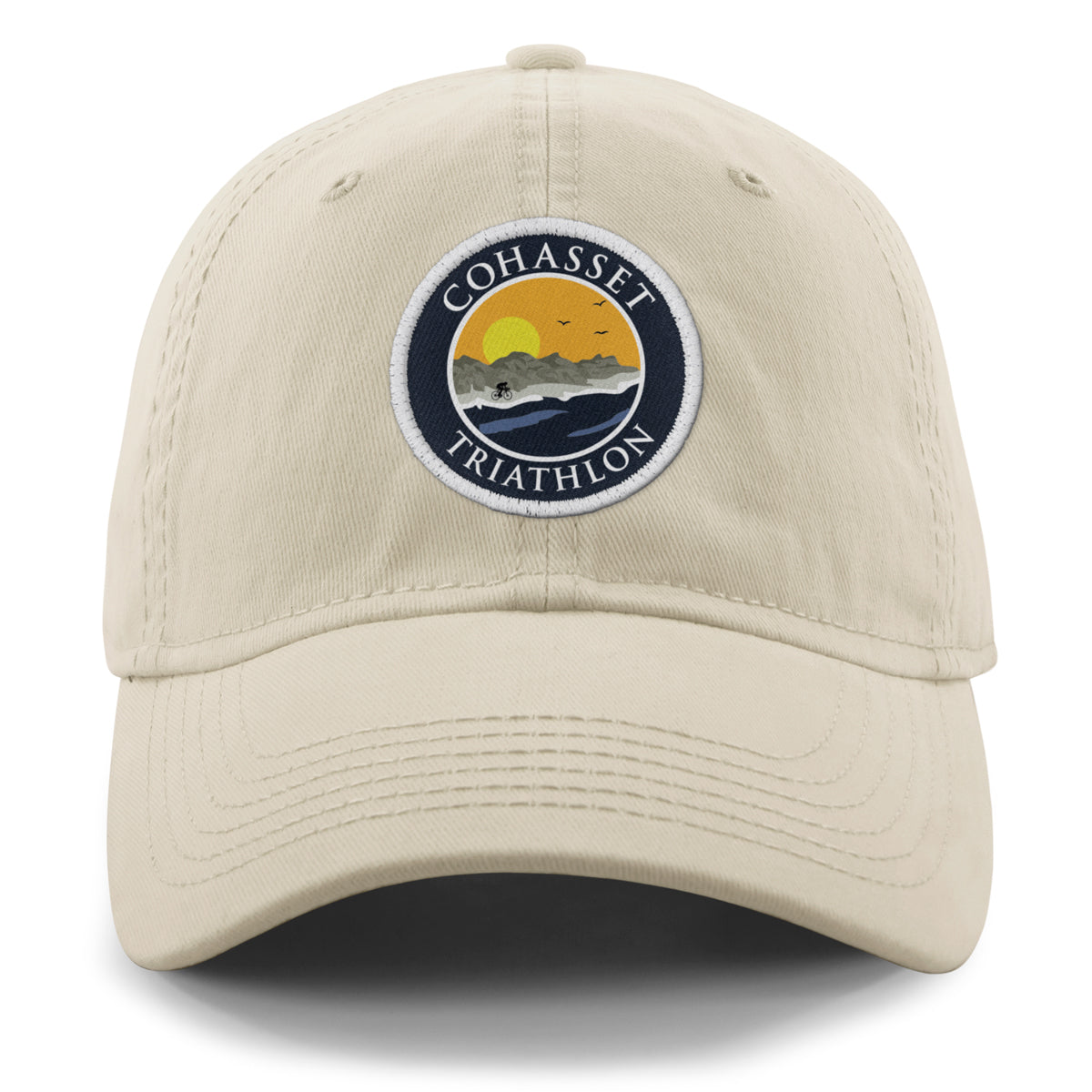 Cohasset Triathlon Printed Patch Dad Hat - Chowdaheadz