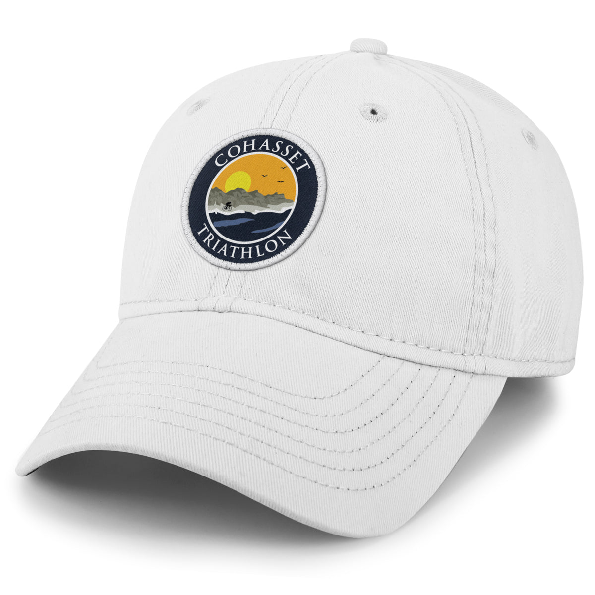 Cohasset Triathlon Printed Patch Dad Hat - Chowdaheadz