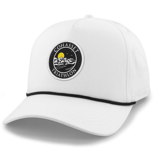 Cohasset Triathlon Blackout 5-Panel Rope Hat - Chowdaheadz