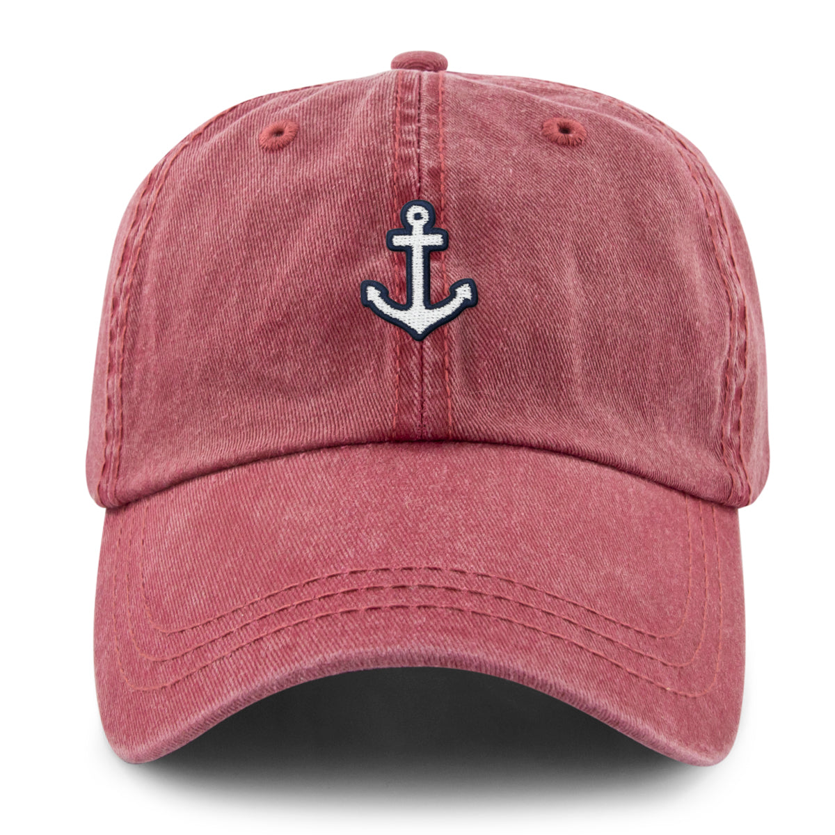 Mini Anchor Washed Dad Hat