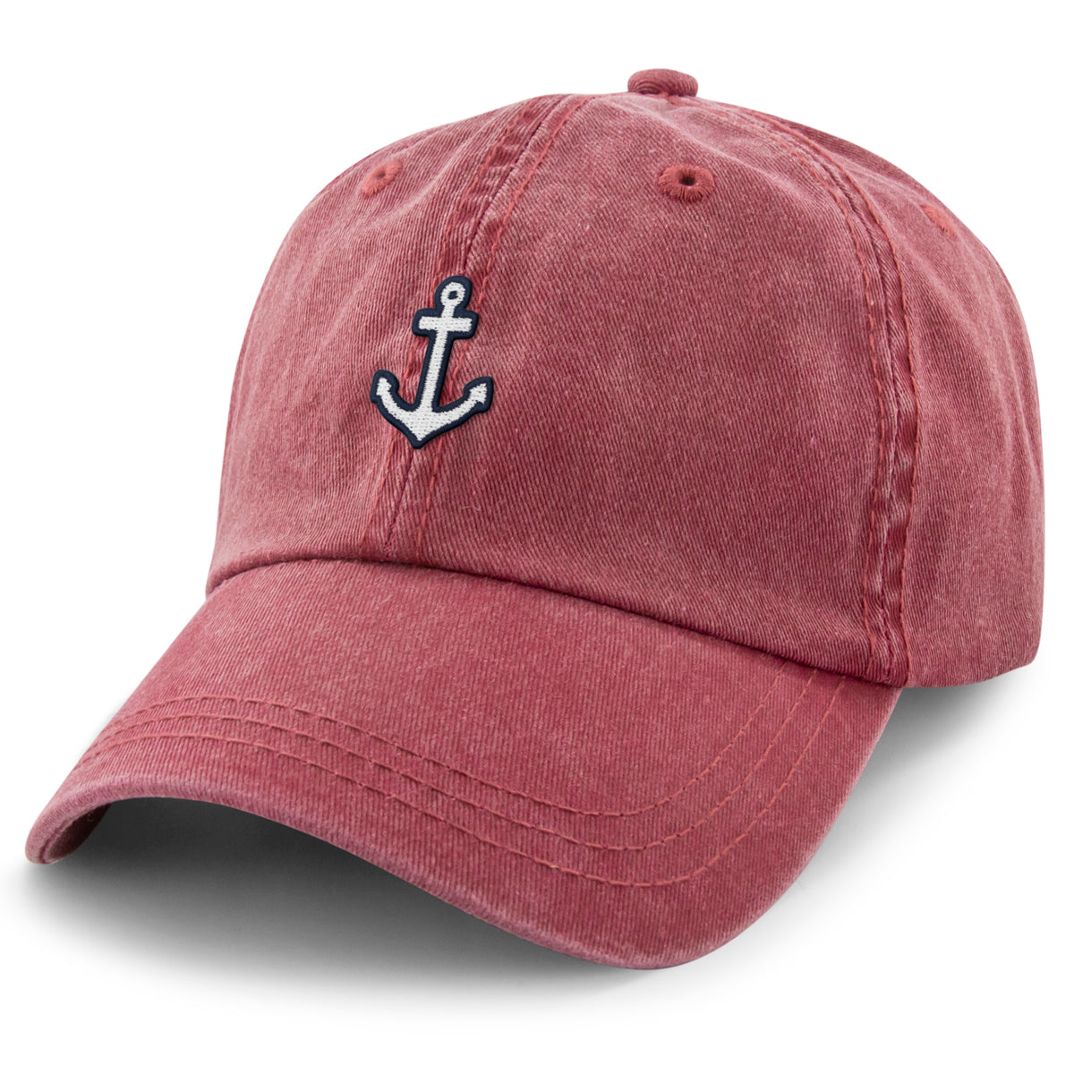 Mini Anchor Washed Dad Hat