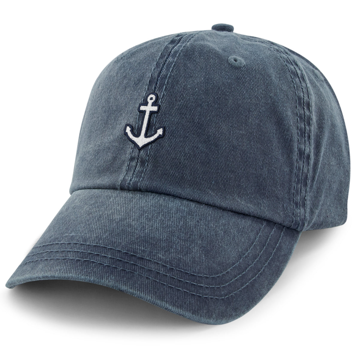 Mini Anchor Washed Dad Hat