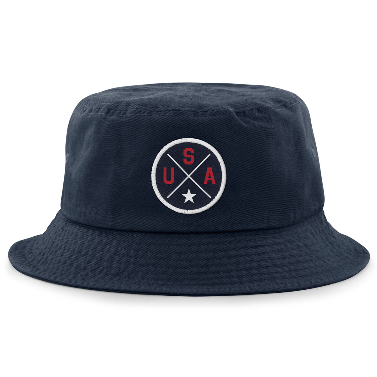 USA Circle Emblem Bucket Hat