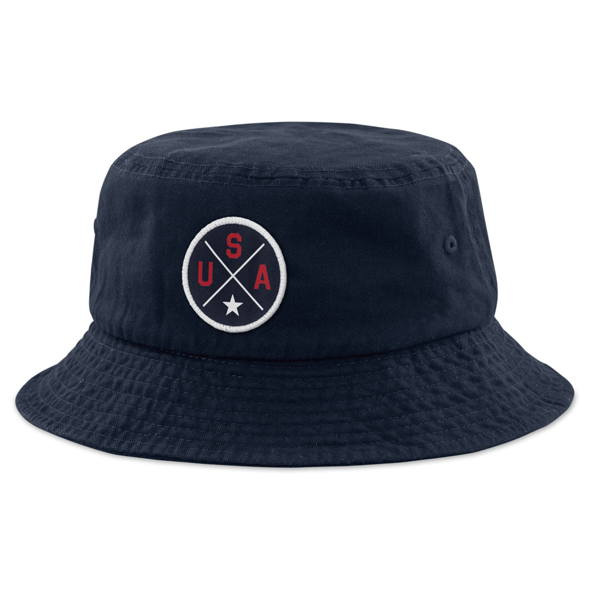 USA Circle Emblem Bucket Hat