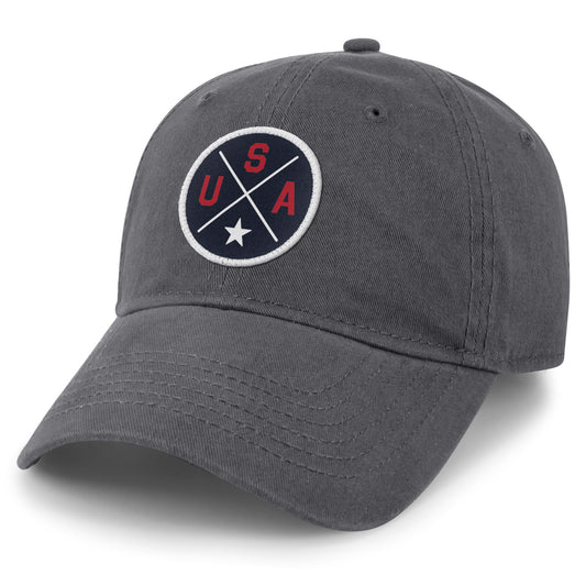 USA Circle Emblem Patch Dad Hat