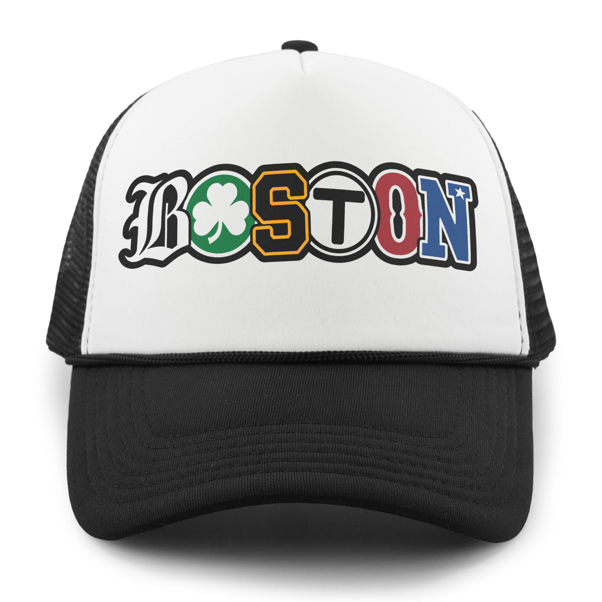 Boston Townie Pride Printed Foam Trucker Hat