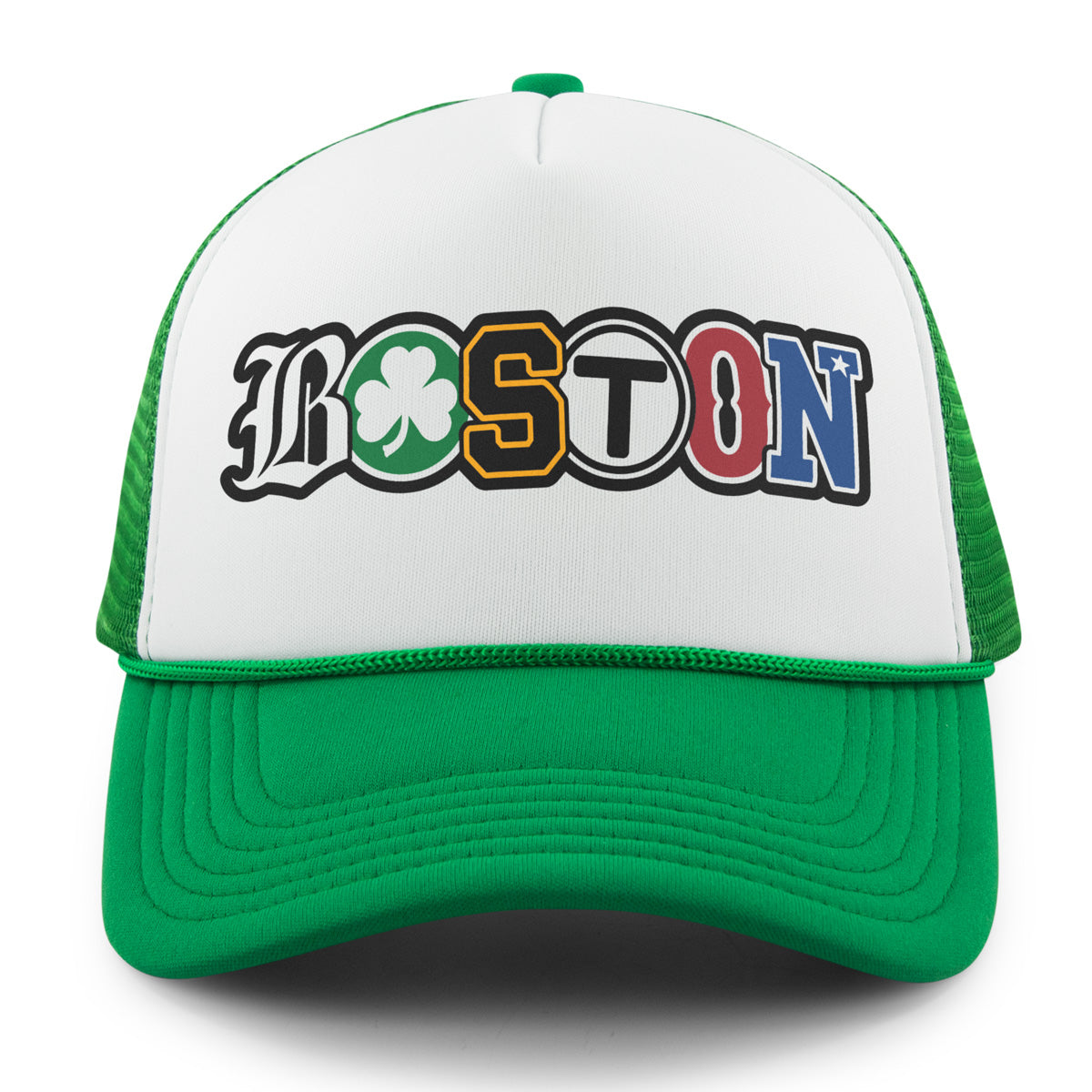 Boston Townie Pride Printed Foam Trucker Hat