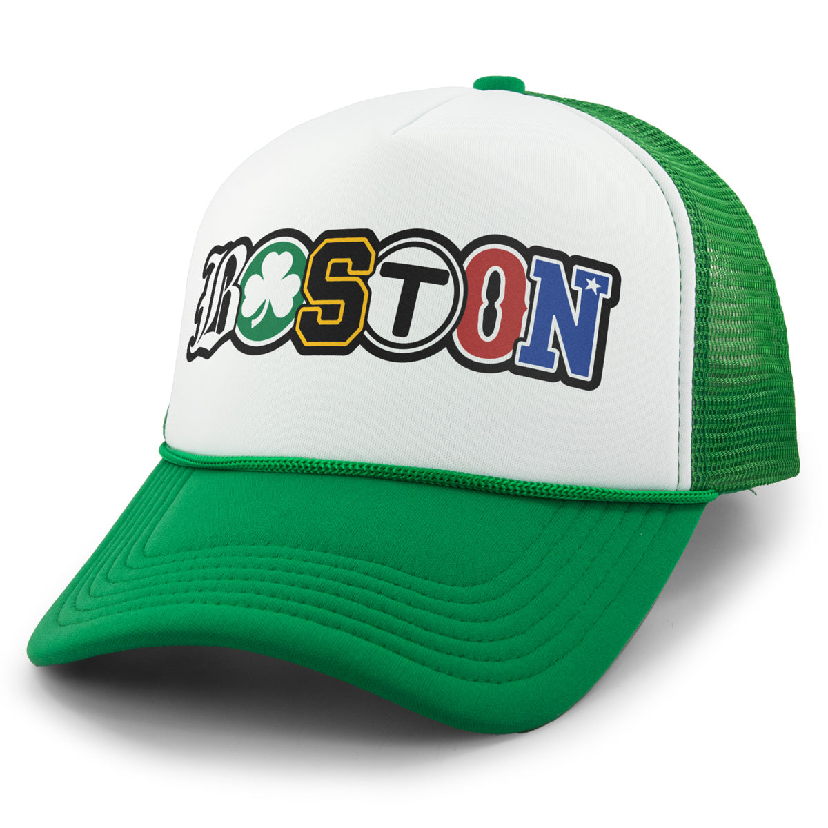 Boston Townie Pride Printed Foam Trucker Hat