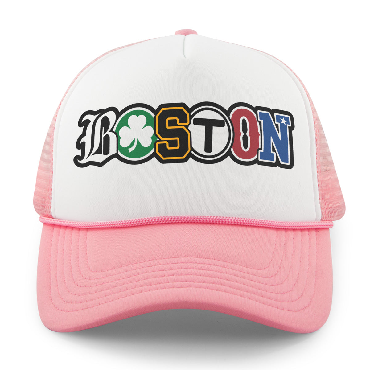 Boston Townie Pride Printed Foam Trucker Hat