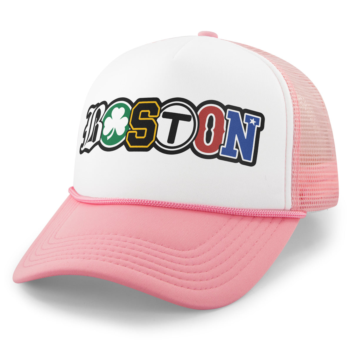 Boston Townie Pride Printed Foam Trucker Hat