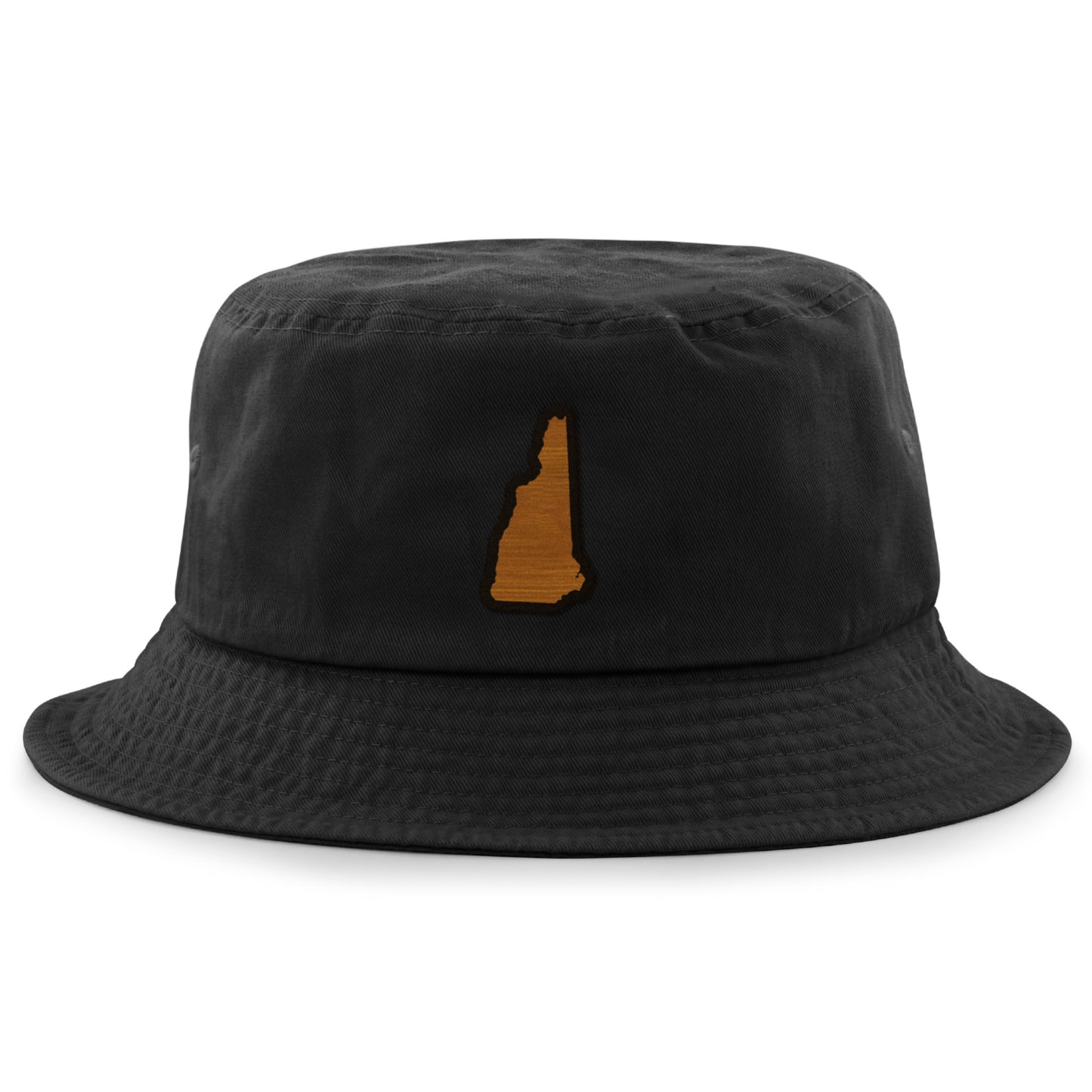 New Hampshire State Wood Grain Patch Bucket Hat